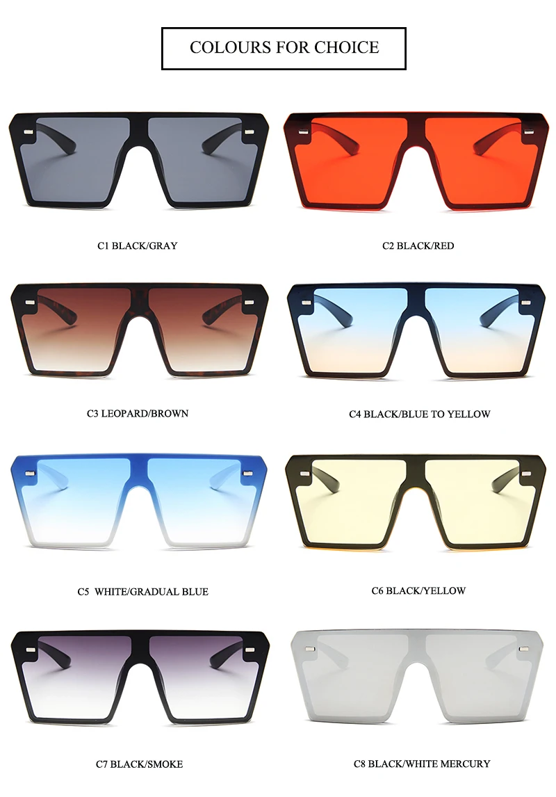 4 fashion oversized sunglasses