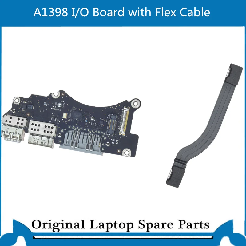 

Genuine I/O Board For Macbook Pro Retina A1398 USB Power Dc Jack with Flex Cable 2013-2014