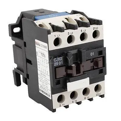

CJX2-25 660V 40A 3 Poles 3P NC DIN Rail AC Contactor 24V Coil