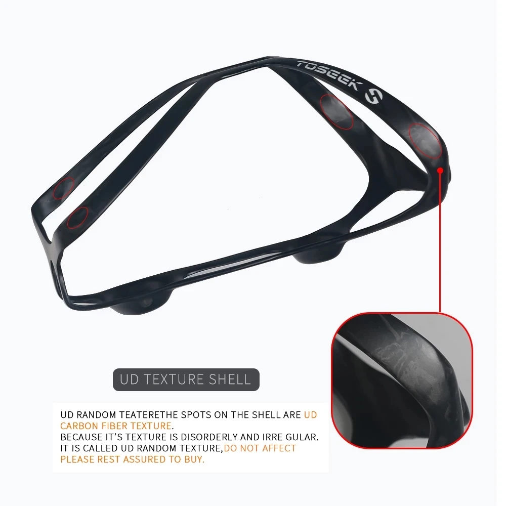 TOSEEK 탄소 섬유 물병 케이지 자전거 물병 홀더 자전거 부품 경량 18g 직경 65mm 물병에 적합