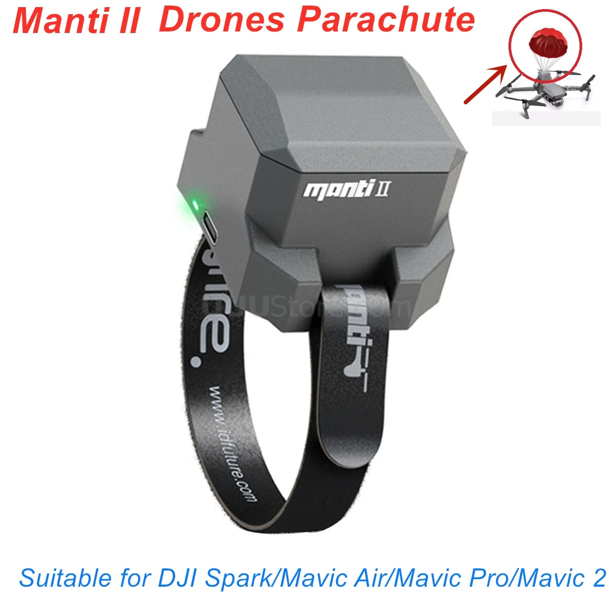 2020 New Manti Manti2L 2L V2.0 Drones Parachute Suitable for DJI Spark/Mavic Air/Mavic Pro/Mavic 2 | Игрушки и хобби