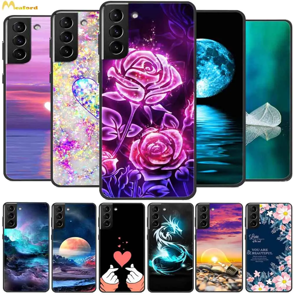 Custodie Morbide Per Samsung S22 / S22 Plus Cover In Silicone S22 + Phone Capas Tpu Custodia Nera Per Samsung Galaxy S22 Ultra Plus 5G Fundas