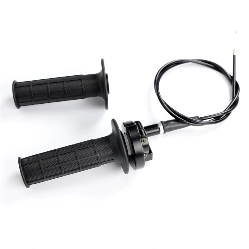 

off-road motorcycle grip throttle turn 22mm 7/8" universal 110-250cc with throttle cable acceleration hand grip with twist cable