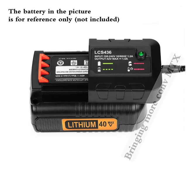 Black Decker 40v Battery Charger  Black Decker Lithium Battery Charger - 40v  Charger - Aliexpress