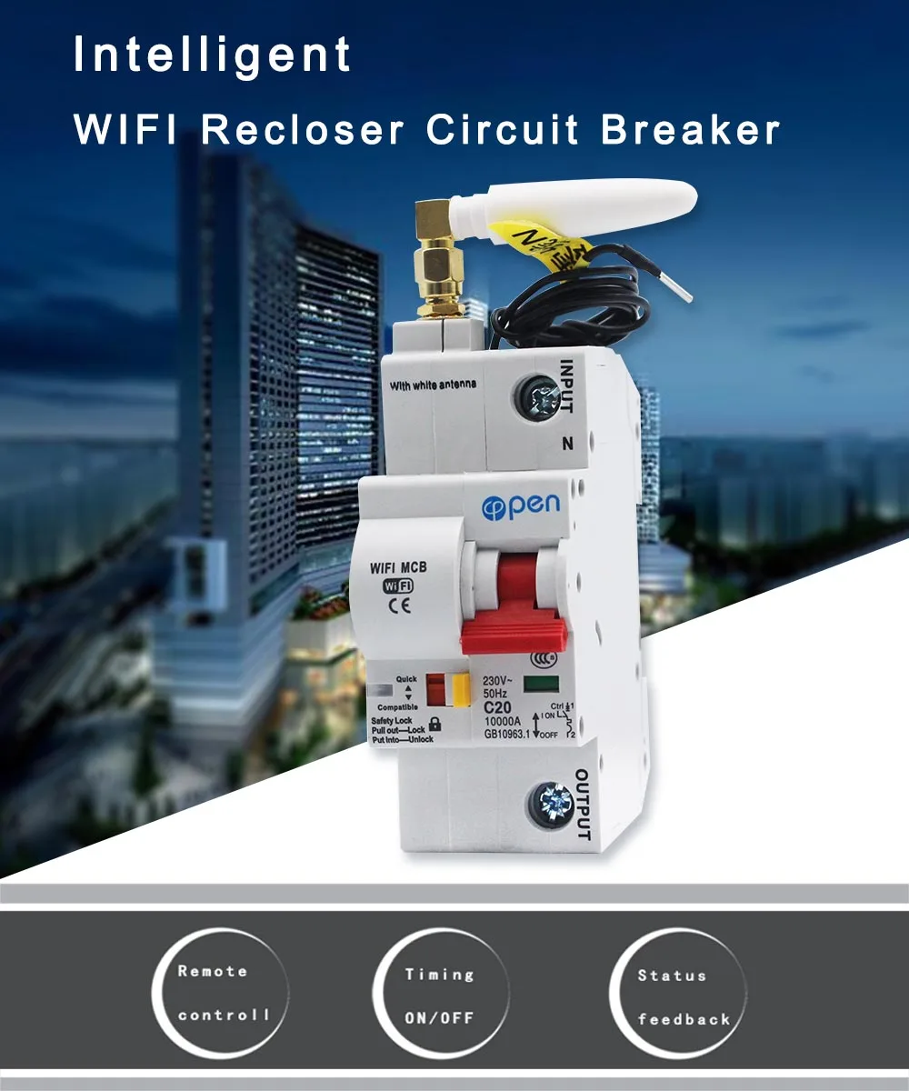Abra 1 p 16a interruptor de controle