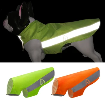 

High Visibility Dog Vest Clothes Reflective Dogs Vests Night Safety Fluorescent Pet Clothes For Small Large 9 Sizes XS-5XL