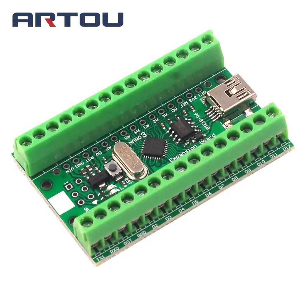 Плата расширения CH340G CH340 Nano V3.0 ATMEGA168P терминальный модуль микроконтроллер Micro USB