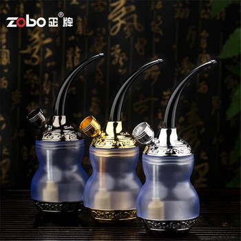 

ZOBO 160mm Water Pipe Portable Mini Hookah Shisha Tobacco Smoking Pipes For Smoking Metal Tube Filter Accessories