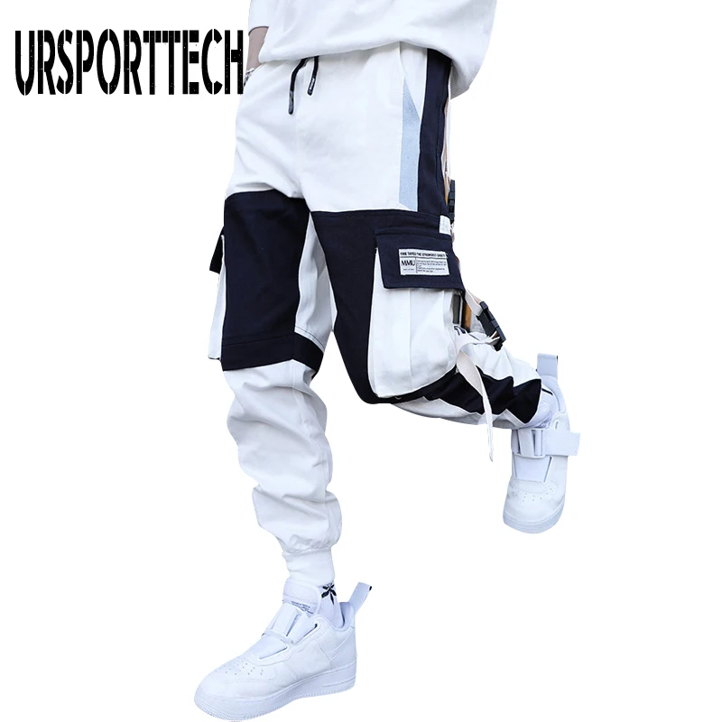 Harajuku Men Pant Trousers Joggers Multi-Pockets Cargo Streetwear Hip-Hop Male Mens