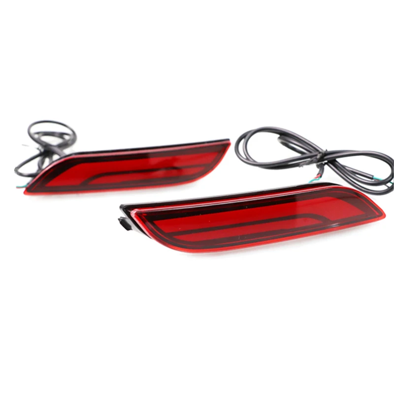 

ECAHAYAKU LED Rear Bumper DRL Multi-functions Reflector Fog Brake Turn Indicator Turn Signal Lights For Toyota Camry 2018 2019