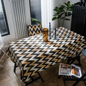 

Rectangular tablecloths Striped table cloth christmas tablecloth cotton table cover new year's products decor Plaids and covers