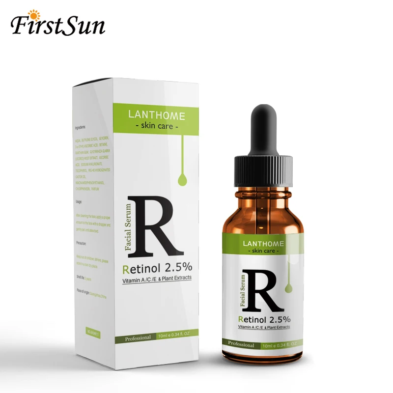 Сыворотка для лица Retinol 2.5% витамин С/А против морщин удаления темных пятен коллагеновая сыворотка