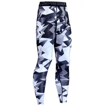 Мужские штаны для тренировок, фитнеса, Компрессионные Леггинсы, штаны с 3D принтом, быстросохнущие обтягивающие колготки, бодибилдинг, Брюки ММА