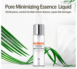 VIBRANT GLAMOUR Shrink Pores Face Serum Whitening Hyaluronic Acid Liquid Moisturizing Anti Wrinkle Face Essence Plant Skin Care