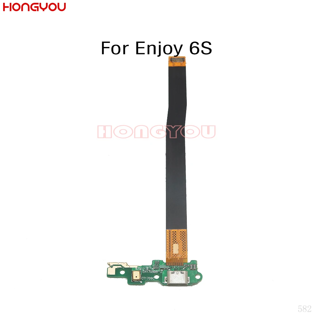 10 шт./лот для Huawei Enjoy 6S DIG-AL00 USB зарядная док-плата зарядный штекер гнездо порт