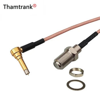 

1PCS MS156 to F Female Bulkhead Jack RG316 Pigtail Cable F to MS156 Connector RF Extension Jumper Cable