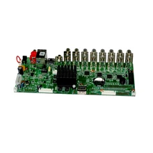 H.265 16Ch Hybrid DVR Board CCTV 5MP Security DVR NVR Recorder Camera Onvif Coxial Control P2P XVI/AHD/TVI/CVI/CVBS/IP