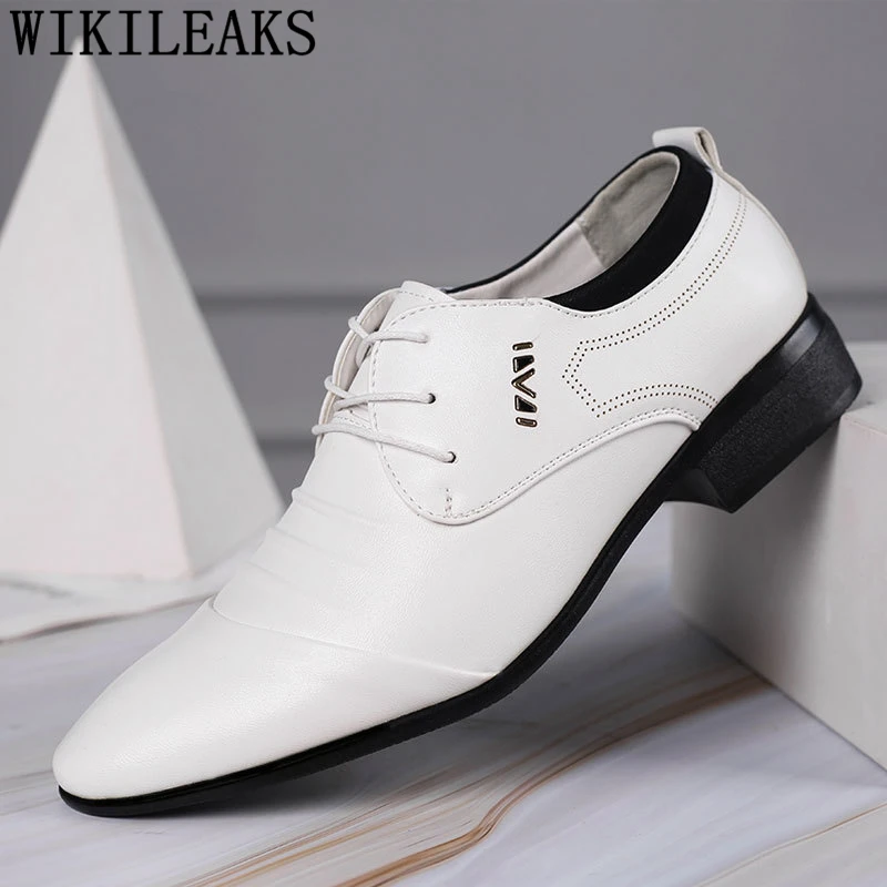 Italian-Oxford-Shoes-for-Men-Formal-White-Dress-Wedding-Shoes-Men ...