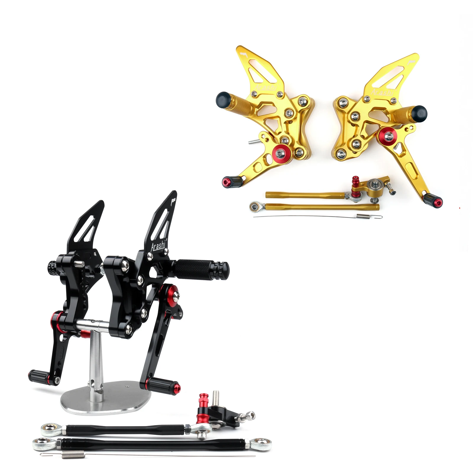 Areyourshop для Ducati 848/848EVO 1098/1098 S/1098R 1198 Rearset задний Набор подножки Регулируемые подножки аксессуары для двигателя