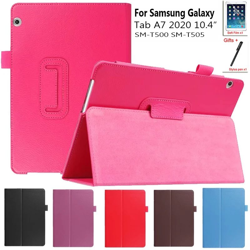 Custodia In Pelle Pu Per Samsung Galaxy Tab A7 Sm-T500 T505 Flip Stand Tablet Fundas Per Samsung Galaxy Tab A 7 10.4 2020 Custodia