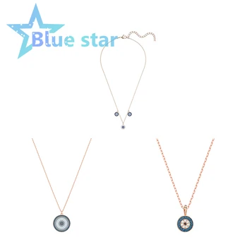 

Swarovskis original 1:1 exquisite lucky eye necklace girl exquisite fashion necklace jewelry free shipping