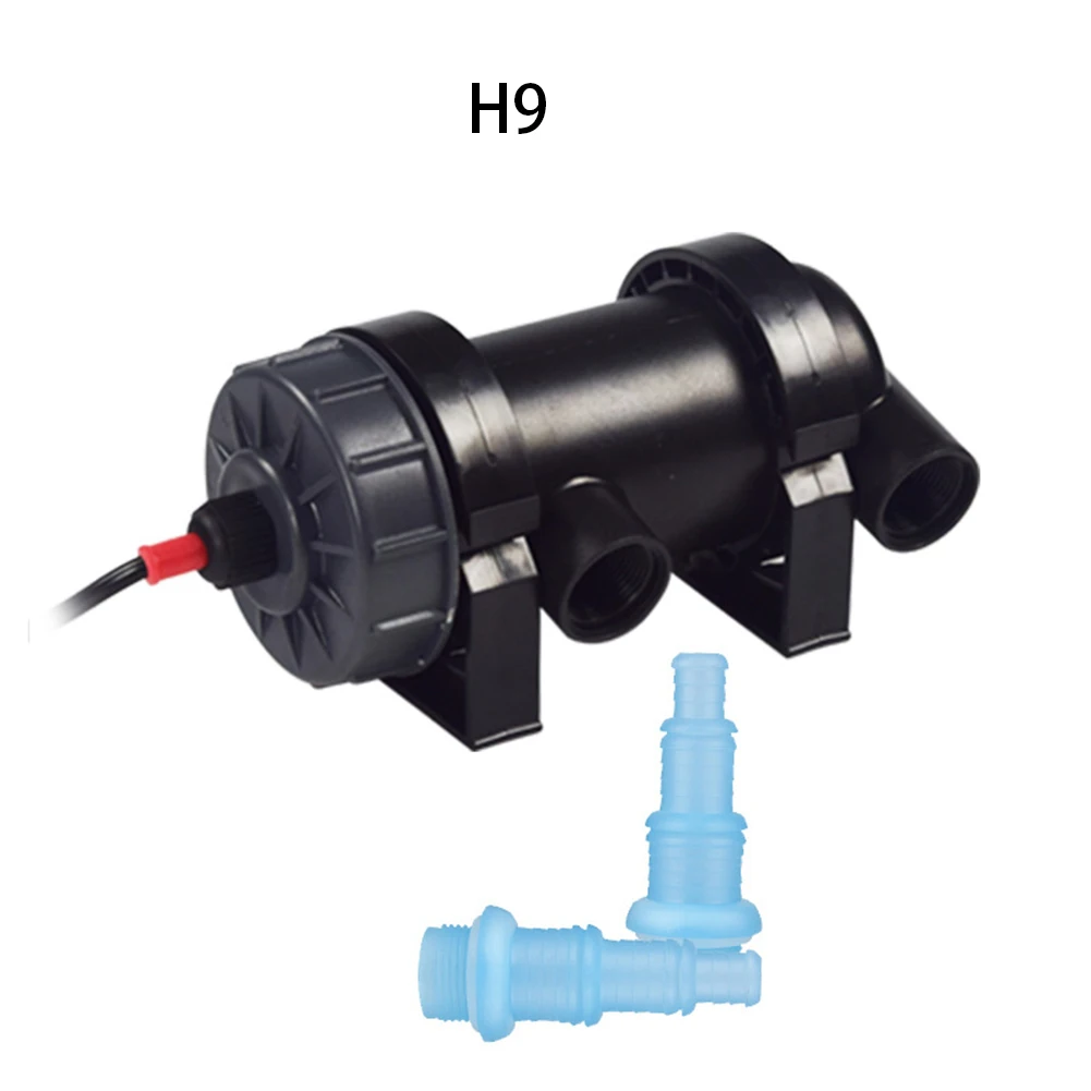 Аквариум эффективный домашний УФ стерилизатор лампа водонепроницаемый очиститель воды портативный фильтр для пруда для аквариума безопасный светильник осветитель - Цвет: H9