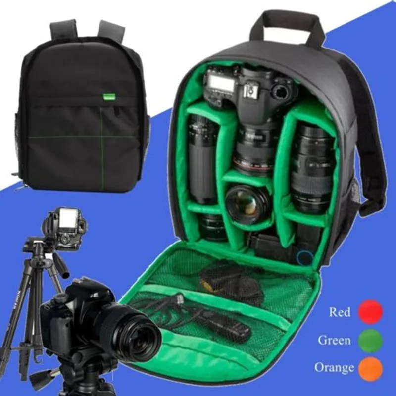 

Multi-functional Camera Backpack Video Digital DSLR Bag Waterproof Outdoor Camera Photo Bag Case Tables Cover for Nikon Canon