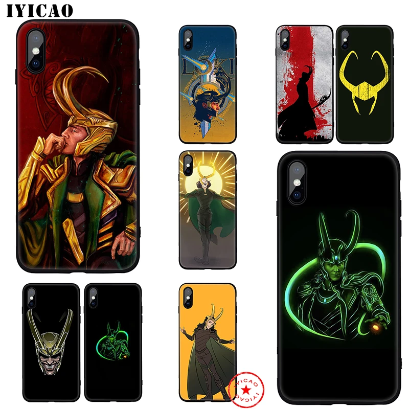 IYICAO Marvel Loki мягкий чехол для iphone 11 Pro Xr Xs Max 6 6s 7 8 Plus 5 5S Se Силиконовый ТПУ |