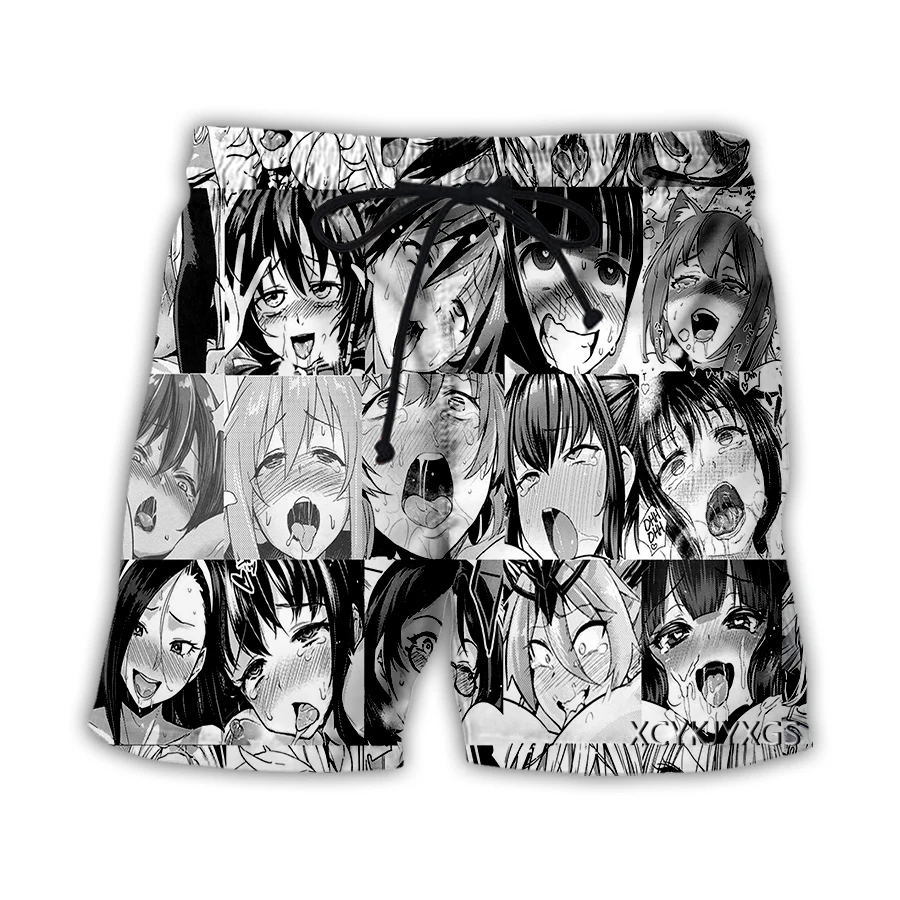 Shorts Anime Print | Ahegao Short Print Male | Men Women Anime Shorts - New  Men/women 3d - Aliexpress