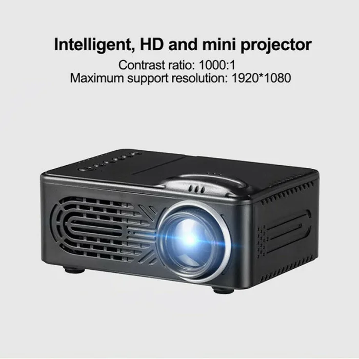 Embutido para o Escritório em Casa Bolso Portátil Puro Projetor Suporte 1080 p Alto-falante Estéreo Nd998 hd 12 Sistema de conferência