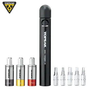 

TOPEAK For NANO TORQBAR DX 4 / 5 / 6Nm Tool Torq Bits & 5 tool bits Carry case Compact Preset Torque Wrench Precision-crafted