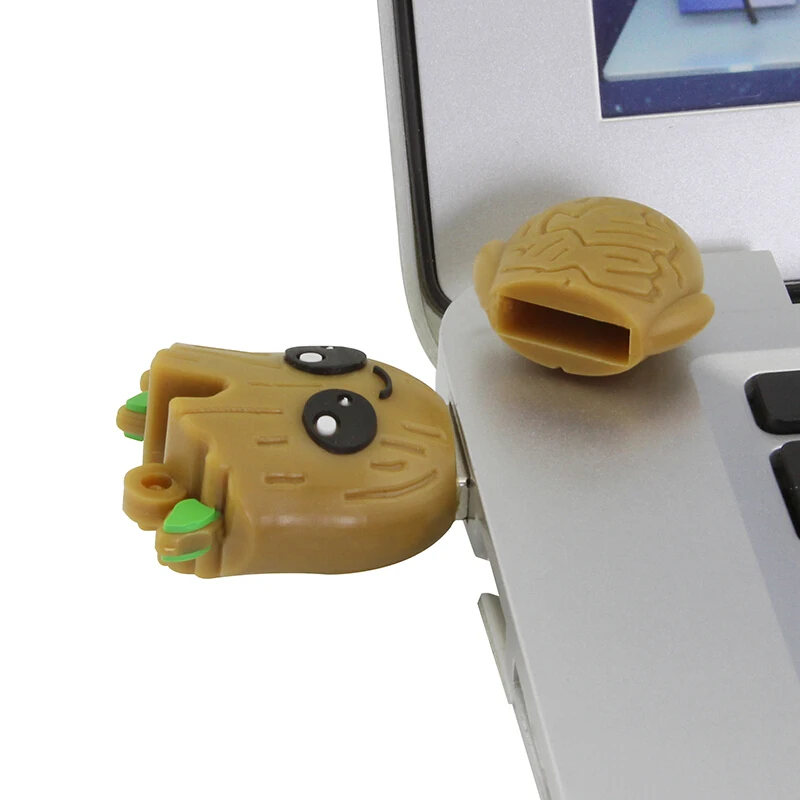 Стильная футболка с изображением персонажей видеоигр Groot флеш накопитель 256 ГБ Usb