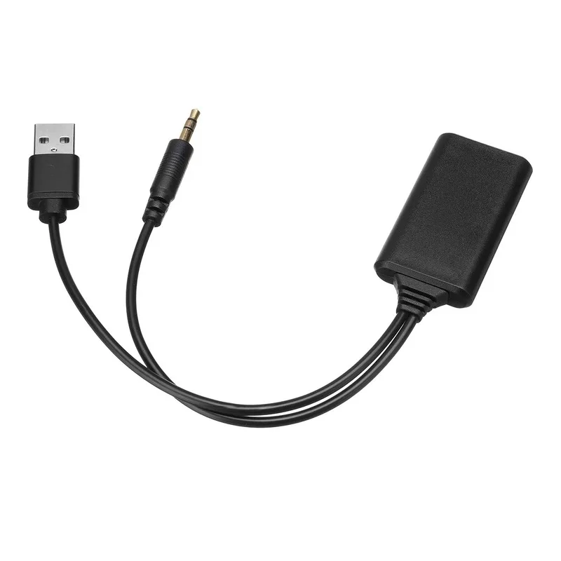 Автомобильный bluetooth-адаптер Aux кабель 12 В USB 3,5 мм беспроводной модуль адаптер Радио Стерео AUX-IN Aux кабель адаптер Автомобильная электроника