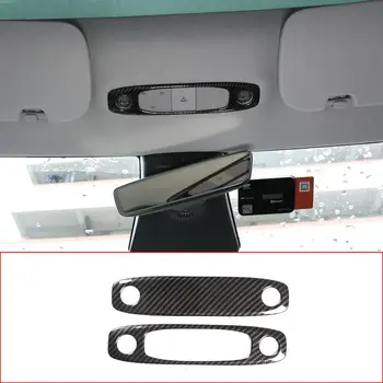 

For Tesla Model 3 2018-2019 carbon fiber pattern style ABS rear seat roof reading light Car Accessories