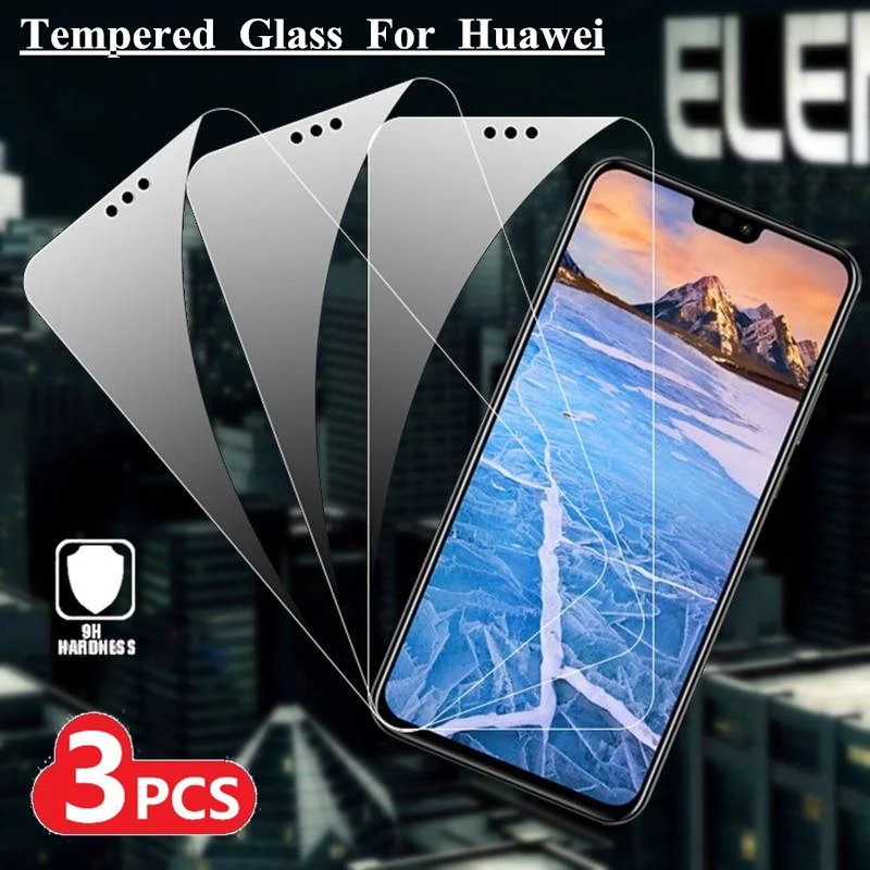 Защитное стекло для Huawei P30 P20 Pro P10 lite закаленное P9 Plus P8 2015 2016 2017 9H 3 шт.|Защитные