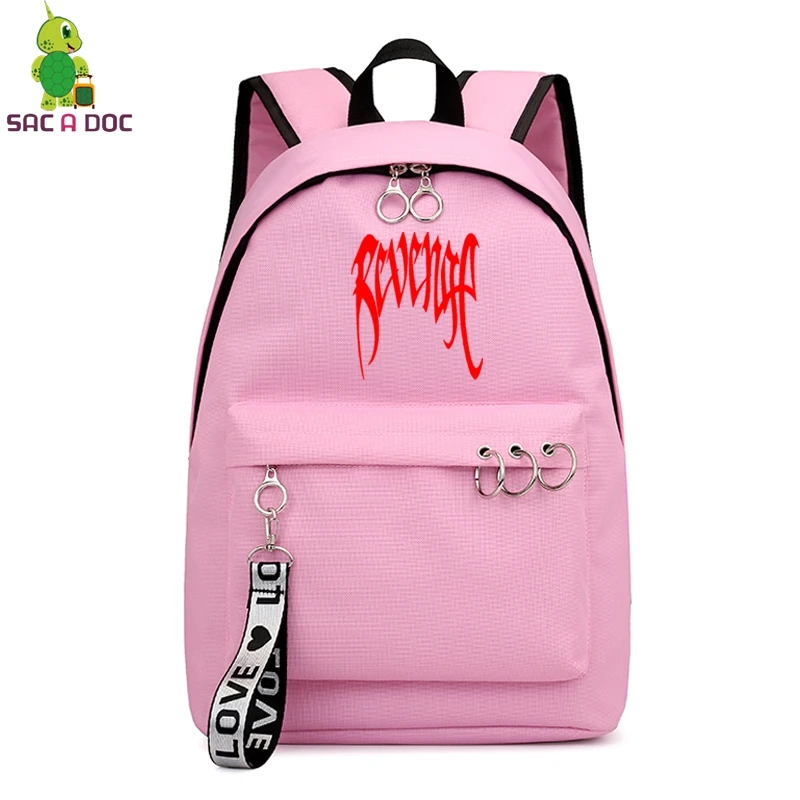 XXXTentacion рюкзак для колледжа Школьные Сумки sac dos рюкзак для ноутбука вместительные рюкзаки дорожная сумка на плечо для девочки подростка