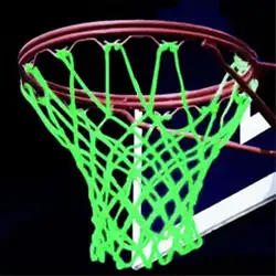 Баскетбольная сетка светящаяся наружная светящаяся нейлоновая запасная стандартная сетка размера