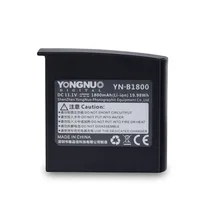 Yongnuo YN-B1800 1800mAh литий-ионная батарея для вспышки YN860LI светильник YN860LI запасной перезаряжаемый