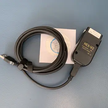 

2020 Newest HEX V2 Interface VAGCOM 19.6.2 VAG COM 20.4.1 FOR VW AUDI Skoda Seat VAG 19.6.2 Polish/ English Atmega162