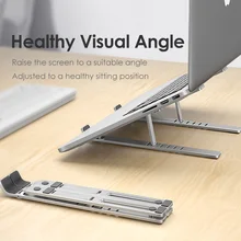 

LICHEERS Laptop Stand for MacBook Pro Notebook Stand Foldable Aluminium Alloy Tablet Stand Bracket Laptop Holder for Notebook