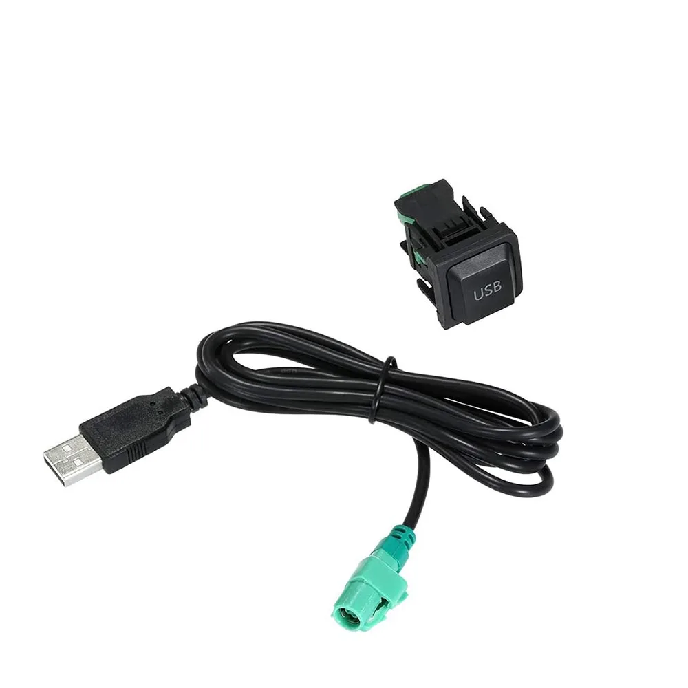 Автомобильный USB-адаптер, аудиокабель для Volkswagen, для VW Golf MK5 MK6 VI 5 6 Jetta CC Tiguan Passat B6