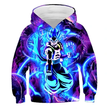 

Cartoon fashion Dragon Ball 3D child Hoodie Sweatshirts Hoodie Dragon Ball Z Anime Fashion Casual Tracksuits Boy Hooded pullover