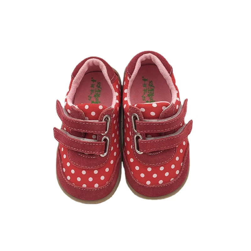 Kids 2024 Toddler Baby Genuine Leather + Fabric Shoe Girls Flower Sneaker Kid Child Causal Trainer Sequin Flat Barefoot