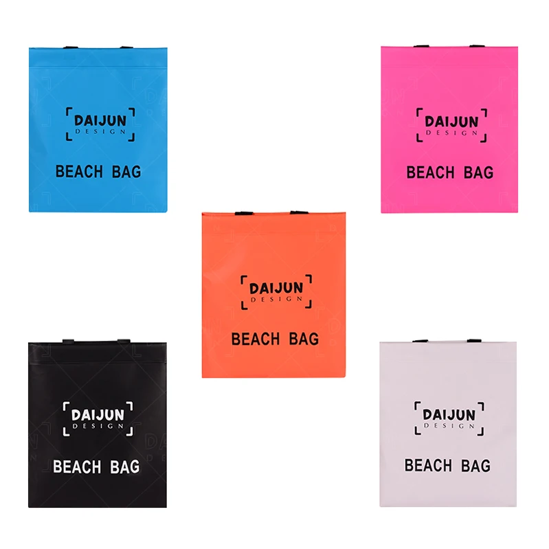 

New arrival Fashion PVC waterproof beach bag tote shoulder shopping bag for women