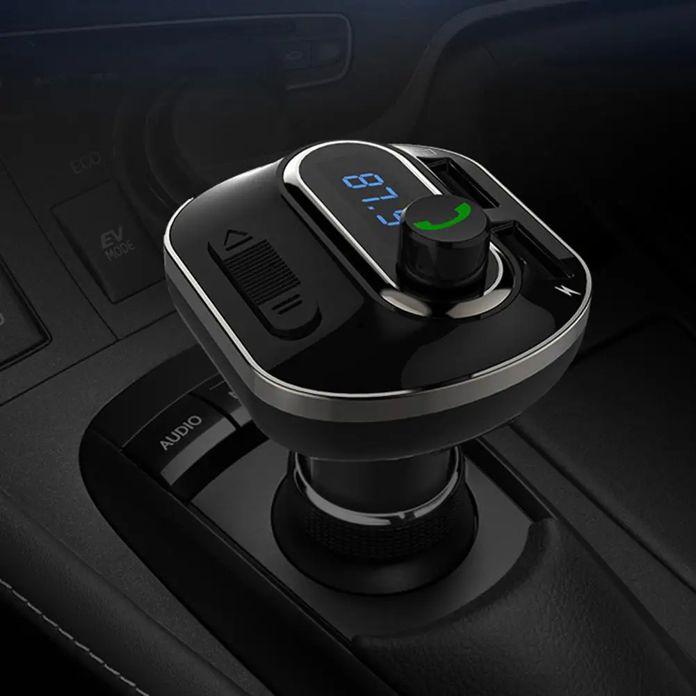 T19 Автомобильный Bluetooth беспроводной радиопередатчик адаптер с usb-портом зарядное устройство музыкальный плеер fm-передатчик Поддержка громкой связи автомобильный комплект