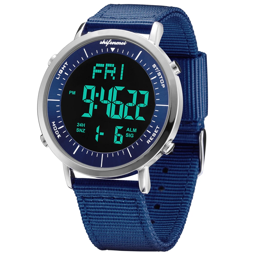 Shifenmei ультра-тонкие женские электронные часы женские спортивные часы уличные цифровые часы электронные наручные часы Relogio Masculino - Цвет: S1144-12