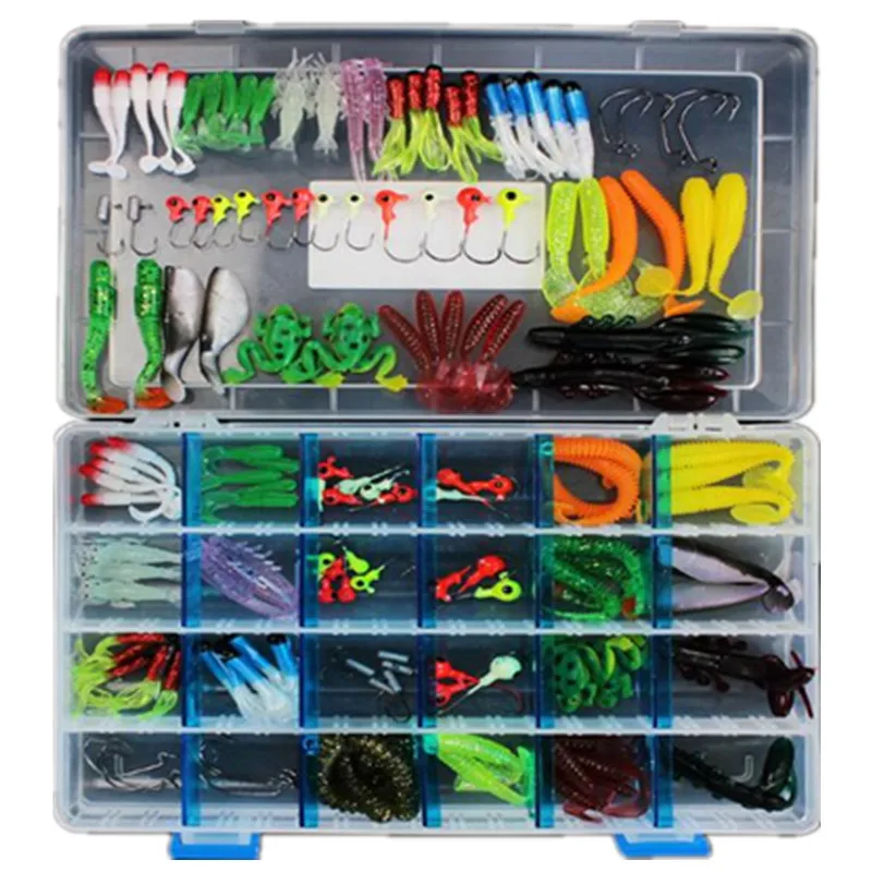

146PCS/BOX Fishing Lure Kit Minnow Baits VIB Wobbler Crankbait Set Drop Shipping