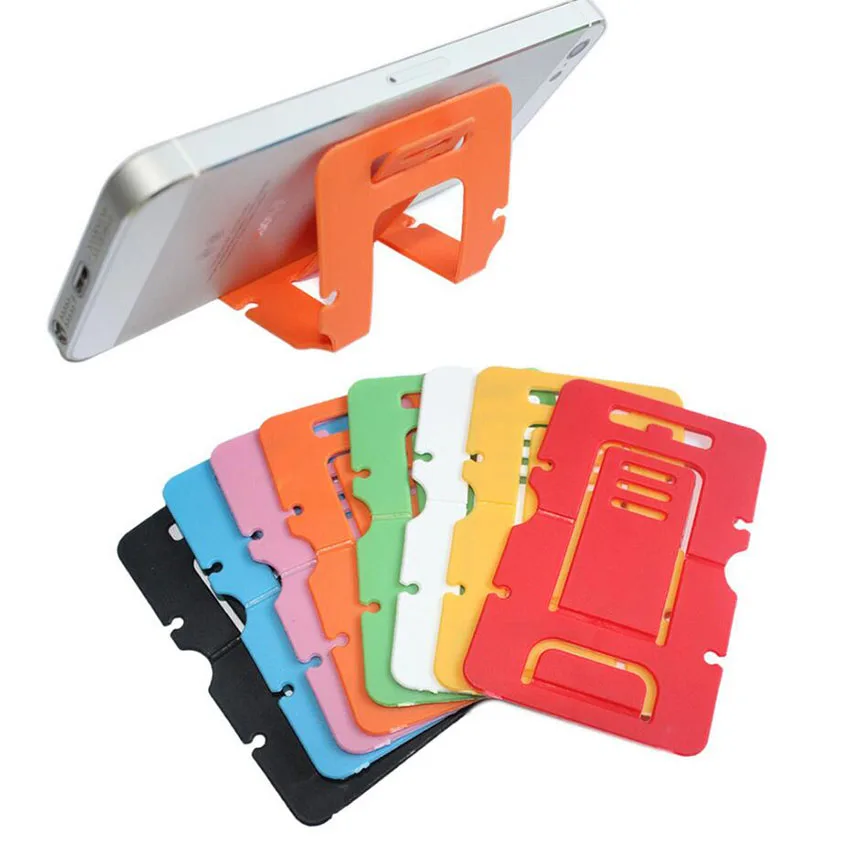 

Portable Mini Mobile Phone Holder Foldable Desk Stand Holder 3 Degrees Adjustable Universal for iPhone Andorid Phone