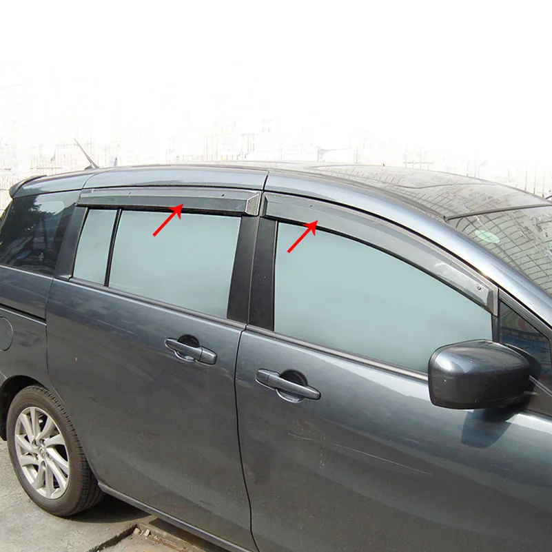 Козырек для окон MAZDA 5 MPV 2008-2013 4 шт. | Автомобили и мотоциклы