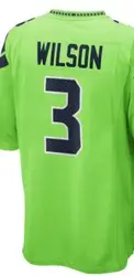 Custom For American Russell Wilson Men Women Kid Youth White Green Blue Gray Navy Football Jersey